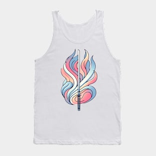 Sword amongst Flames Tank Top